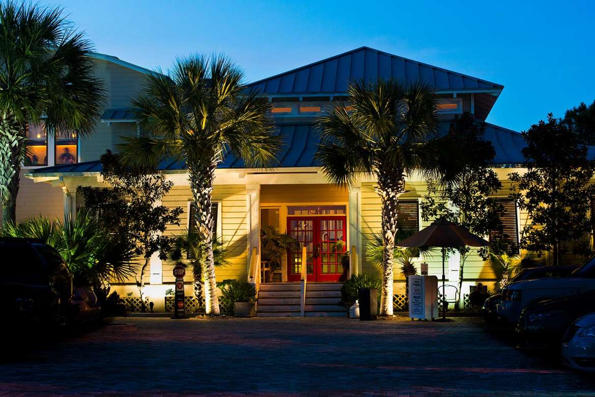 Café Thirty-A exterior — one of the top fine dining restaurants on Scenic Highway 30A
