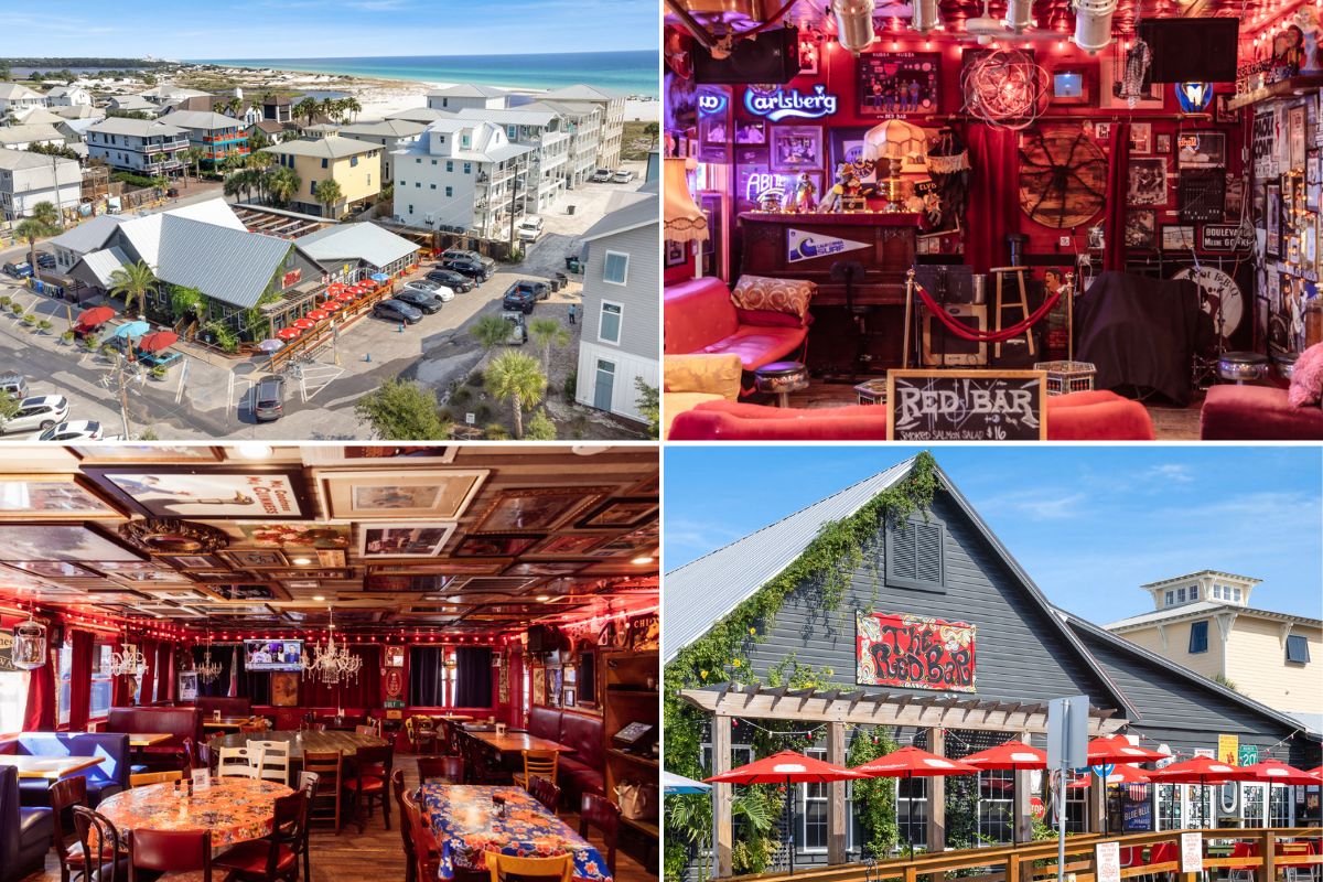 The Red Bar in Grayton Beach — a longtime 30A institution for live music and local food