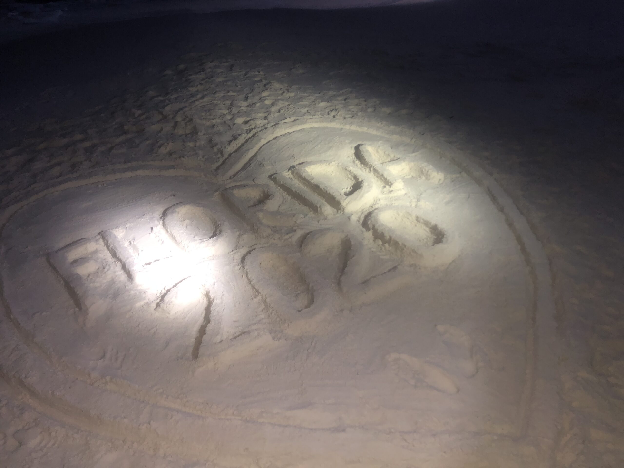 A quiet night on the beach in front of Leeward Unit 2, Seagrove Beach on 30A